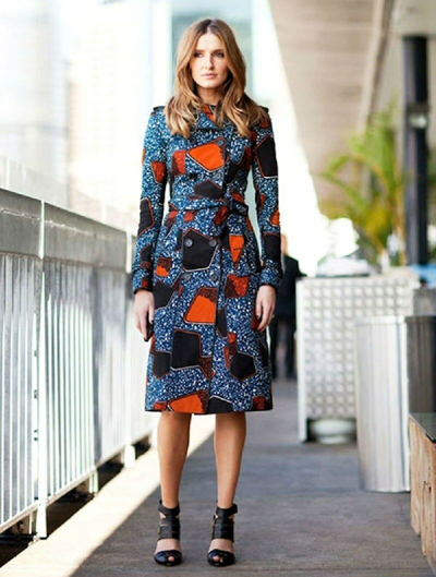 Pre-owned Burberry $2,995 Runway  Prorsum 4 38 Eclectic Print Multi Color Trench Coat Women In Multicolor