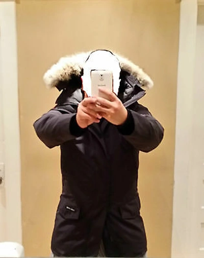 Pre-owned Canada Goose Brand Red Label Edition Black  Langford Large Parka Jacket