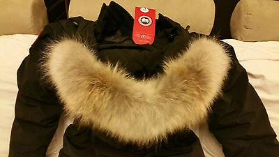 Pre-owned Canada Goose Brand Red Label Black  Trillium Small Parka Jacket