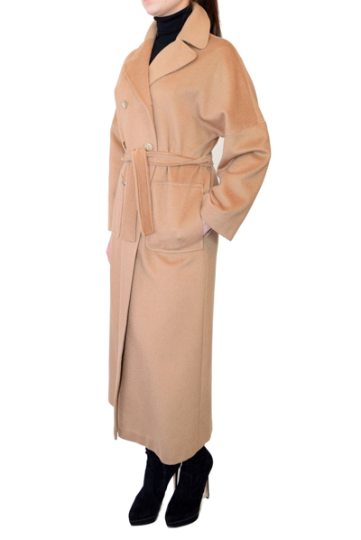 Pre-owned Versace Collection Camelhair Coat In Beige