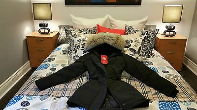 Pre-owned Label Concept Brand Red  Edition Navy Canada Goose Victoria Mm Parka Jacket