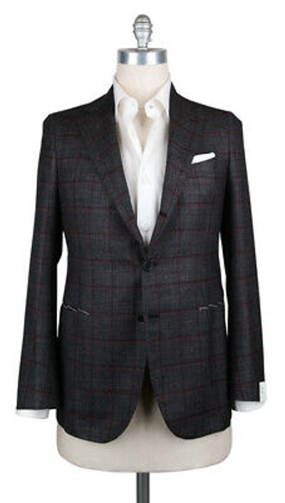 Pre-owned Luigi Borrelli $3900  Charcoal Gray Sportcoat - (gu3bc211930)