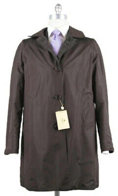 Pre-owned Luigi Borrelli $3600  Brown Reversible Coat Size M (us) / 50 (eu)