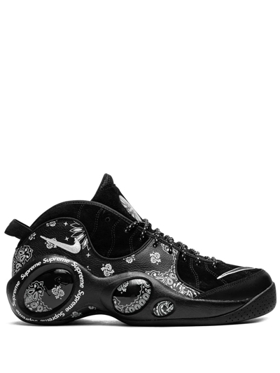 Nike X Supreme Air Zoom Flight 95 Sneakers In Black