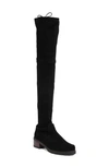 Stuart Weitzman Blaire Over-the-knee City Boot In Black