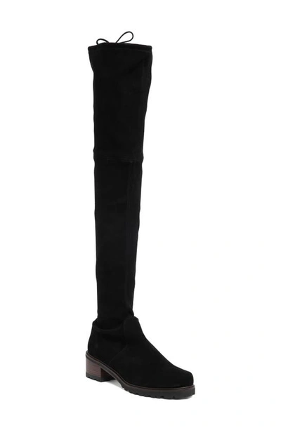 Stuart Weitzman Blaire Over-the-knee City Boot In Black