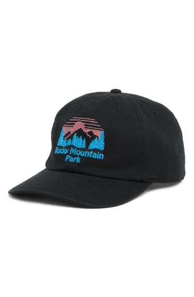 American Needle Rocky Mountain Hepcat Cap In Black