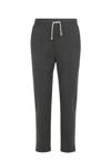 BRUNELLO CUCINELLI BRUNELLO CUCINELLI STRAIGHT LEG DRAWSTRING TRACK PANTS