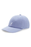 Kangol Washed Baseball Cap In Iced Lilac