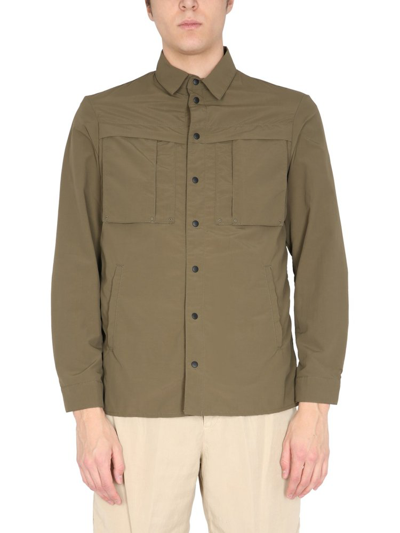 Pt Torino Buttoned Up Overshirt In Green