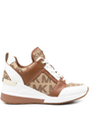 Michael Michael Kors Georgie High-top Sneakers In Braun