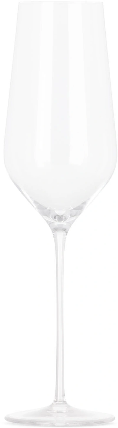 Nude Glass Stem Zero Trio Champagne Glass In Clear