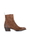 Sartore Suede Ankle Boots In Cigar