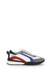 Dsquared2 Legend 551 Mix Leather Low-top Sneakers In Multicolor
