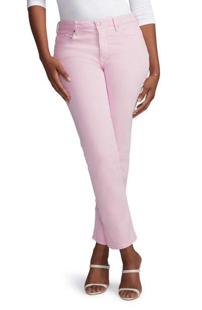 Curves 360 By Nydj Slim Straight Leg Ankle Jeans In Pink Lady