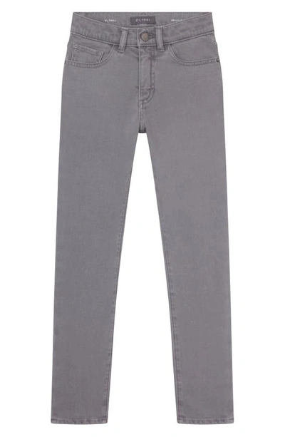 Dl1961 Kids' Brady Slim Fit Twill Pants In Lunar Rock Twill