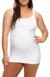 Felina Cotton Blend Maternity Camisole In White
