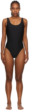 Anine Bing Black Jace One Piece Swimsuit In Black