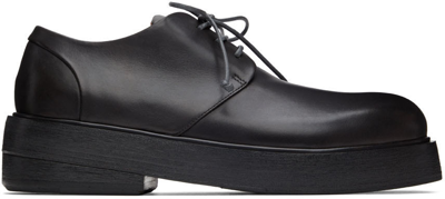 Marsèll Brogue Shoes Mars&amp;egrave;ll Derby Parrucca In Calfskin In Black