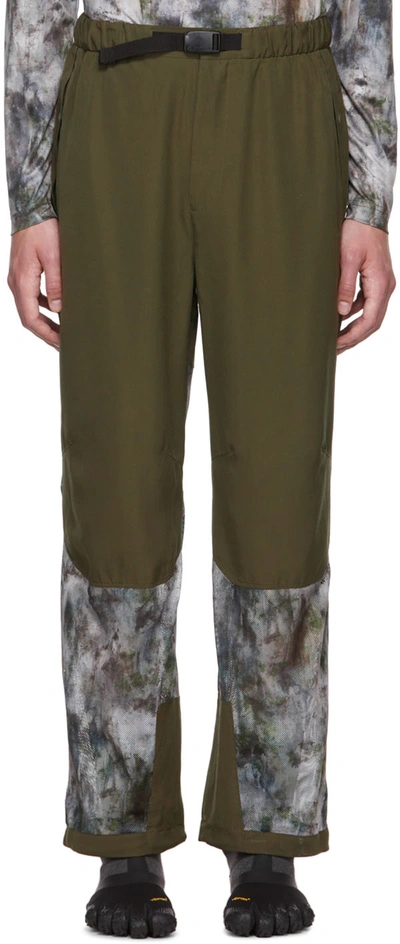 Snow Peak Green Insect Shield Trousers In Khaki