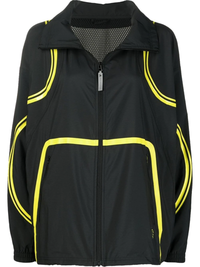 Adidas By Stella Mccartney Truepace Long-sleeve Running Track Jacket Cold.  Rdy In Black | ModeSens