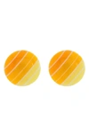 ABOUND STRIPED RESIN STUD EARRINGS