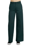 Dickies Skater Wide Leg Pant In Dark Green