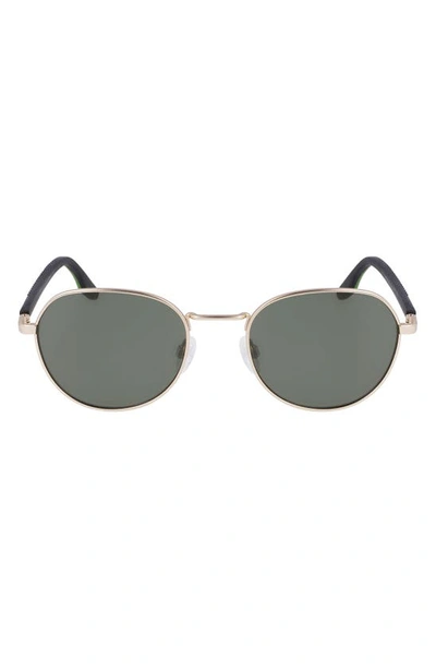 Converse North End 51mm Round Sunglasses In Satin Gold