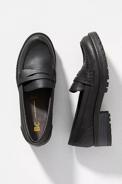 Bc Footwear Roulette Loafers In Black