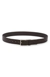 Bottega Veneta Intrecciato Leather Belt In Fondant/ Silver