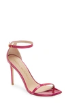 Stuart Weitzman Nudistcurve Ankle Strap Sandal In Orchid