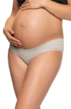 Felina 3-pack Organic Cotton Maternity Briefs In Slate/ Pebble/ Cloud