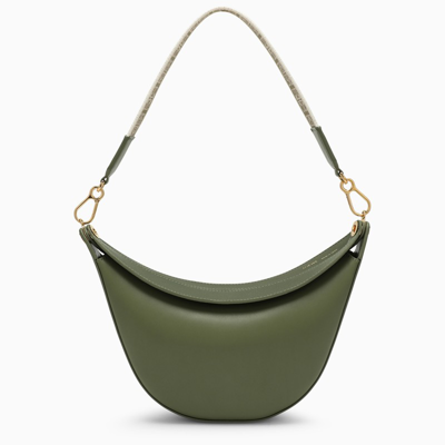 Loewe Avocado Luna Small Shoulder Bag In Leather In Green