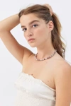 Urban Renewal Vintage '90s Colorful Puka Shell Necklace In Brown