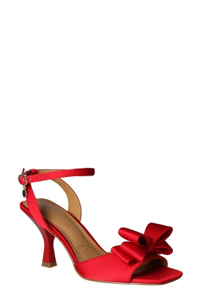 J. Reneé Nishia Ankle Strap Sandal In Red