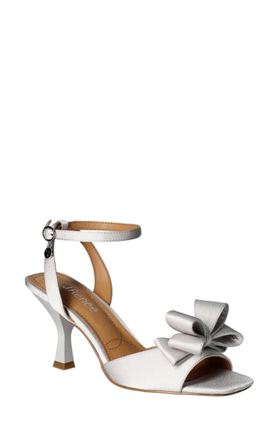 J. Reneé Nishia Ankle Strap Sandal In Steel Grey