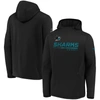Fanatics Branded Black San Jose Sharks Authentic Pro Locker Room Pullover Hoodie In Black