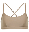 Alo Yoga Airlift Intrigue Sports Bra In Taupe
