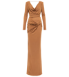 TOM FORD DRAPED JERSEY GOWN