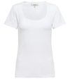 Dorothee Schumacher All Time Favourites Scoop-neck T-shirt In Camellia White