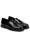 MAX MARA LEATHER LOAFERS