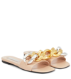 Stella Mccartney Falabella Faux Leather Slides In New