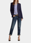 Polo Ralph Lauren Parker Single-breasted Cashmere Jacket In Navy