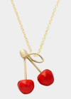 ALIITA CEREZA CHERRY NECKLACE WITH RED CORAL