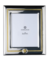 Versace Silver & Gold Photo Frame, 8" X 10"
