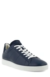 Ecco Street Lite Retro Sneaker In Marine/ Navy