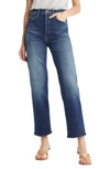 MOTHER THE RAMBLER HIGH WAIST ANKLE WIDE LEG JEANS