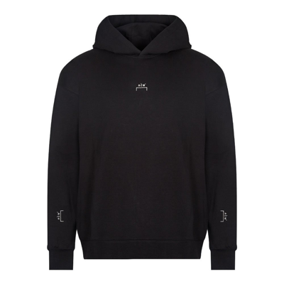 A-cold-wall* Logo Embroidery Cotton Hoodie In Black