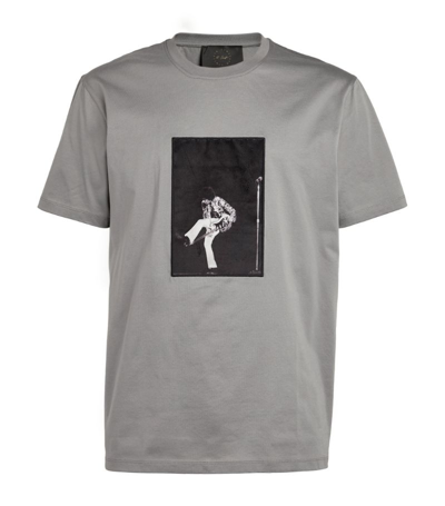 Limitato Graphic-print Short-sleeve T-shirt In Grau