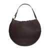 Chloé Large Mate Leather Hobo In Bold Brown